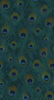Origin Wallcoverings Luxury Skins 357245 - Groen / Blauw Behang