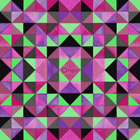 Origin Wallcoverings Mariska Meijers 346912 - Roze / Groen Behang