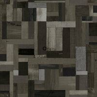 Origin Wallcoverings Mati&egrave;res 337222 - Zwart Behang
