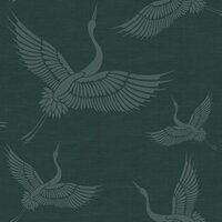 Origin Wallcoverings Natural Fabrics 347759 - Blauw Behang