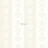 Origin Wallcoverings Upstairs Downstairs 346829 - zilver / Wit / Grijs Behang