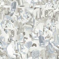 Origin Wallcoverings Wunderkammer 347421 - Wit / Grijs Behang