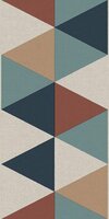Noordwand Arch&eacute; B39094 Blauw Geel Behang