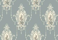 Dutch Wall Decor Gammalsvenska Klassiker 518-04 Blauw Behang