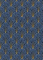 Dutch Wall Decor Elle Decoration 4 10451-08 / 1045108 Blauw Behang