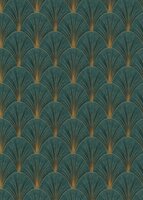 Dutch Wall Decor Elle Decoration 4 10451-19 / 1045119 Petrol Behang