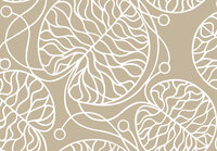 HookedOnWalls Marimekko Volume 07 (incl. Gratis Lijm*) 25920 Taupe / Wit
