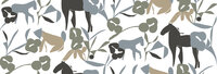 HookedOnWalls Marimekko Volume 07 (incl. Gratis Lijm*) 25927 Grijs / Zwart / Beige / Cr&egrave;me / Taupe