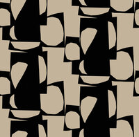 HookedOnWalls Marimekko Volume 07 (incl. Gratis Lijm*) 25941 Taupe / Zwart