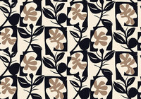 HookedOnWalls Marimekko Volume 07 (incl. Gratis Lijm*) 25946 Taupe / Cr&egrave;me / Zwart
