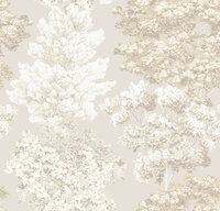 HookedOnWalls Scalamandre (incl. Gratis Lijm*) JV26037 Wit / Cr&egrave;me