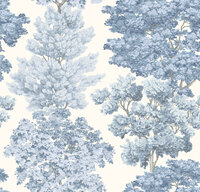 HookedOnWalls Scalamandre (incl. Gratis Lijm*) JV26038 Blauw