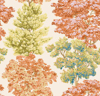 HookedOnWalls Scalamandre (incl. Gratis Lijm*) JV26039 Wit / Groen / Rood / Oranje