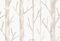 HookedOnWalls Scalamandre (incl. Gratis Lijm*) JV26046 Wit / Cr&egrave;me