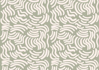 HookedOnWalls Marimekko Volume 07 (incl. Gratis Lijm*) 25950 Groen / Wit