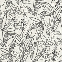 Dutch Wallcoverings Karuna A71802 - Wit / Zwart