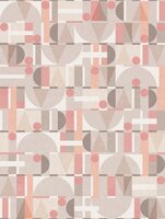Noordwand Leyla 81644 Roze - Grijs