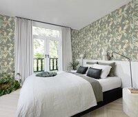 Rasch Back to Nature 571462 - Blauw / Cr&egrave;me