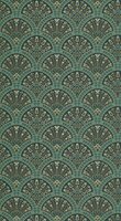 Casadeco Heritage (incl. Gratis Lijm*) HETA201197433 - Groen / Goud / Oranje / Zilver