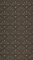 Casadeco Heritage (incl. Gratis Lijm*) HETA201199902 - Zwart / Beige / Goud / Wit