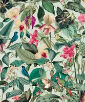 Noordwand Mona 81684 - Groen / Roze