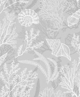 Noordwand Mona 81687 - Grijs / Wit