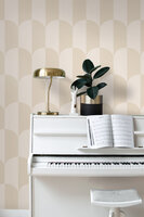 Esta Home Art Deco 139991 (incl. Gratis Lijm*) Beige
