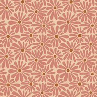 Esta Home Bloemen 131151 (incl. Gratis Lijm*) Terracotta