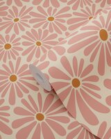 Esta Home Bloemen 131151 (incl. Gratis Lijm*) Terracotta