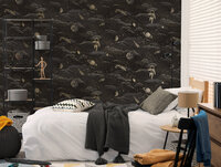 Dutch Wallcoverings Adventure Awaits Zwart Goud 14050
