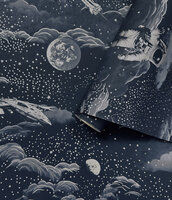 Dutch Wallcoverings Adventure Awaits Blauw Zilver 14051