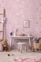 Dutch Wallcoverings Adventure Awaits Roze Zilver 14060