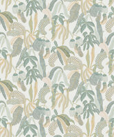 Masureel Romance ROM005  (incl. Gratis Lijm*) Wit / Beige / Blauw