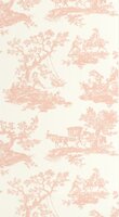 Casadeco Les Belles Toiles De Jouy 2 BTJD201694114 (incl. Gratis Lijm*) Roze