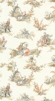 Casadeco Les Belles Toiles De Jouy 2 BTJD201737407 (incl. Gratis Lijm*) Multicoulors Multicolour