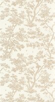 Casadeco Les Belles Toiles De Jouy 2 BTJD81521122 (incl. Gratis Lijm*) Beige