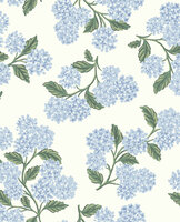 Eijffinger Rifle Paper co. RI5143 (incl. Gratis Lijm*) Cr&egrave;me / Blauw / Groen