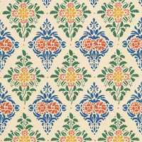 Dutch Wall Decor Gammalsvenska Papper 038-18 / 3650003818 Creme / Blauw / Groen / Rood