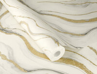 Rasch Factory VI 497618 Wit / Grijs / Goud