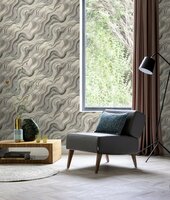 Rasch Factory VI 497625 Grijs / Zilver