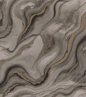 Rasch Factory VI 497656 Grijs / Zwart / Goud