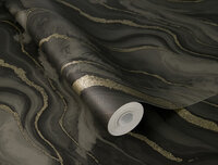 Rasch Factory VI 497663 Zwart / Goud