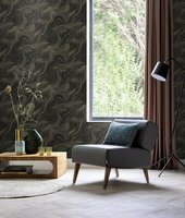 Rasch Factory VI 497663 Zwart / Goud