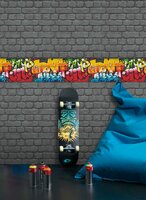 Rasch Graffiti Behangrand 237900