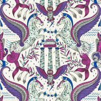 Clarke &amp; Clarke Emma Shipley Mythica Wallcoverings W0215/03 Grijs