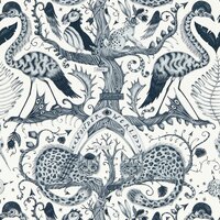 Clarke &amp; Clarke Emma Shipley Mythica Wallcoverings W0219/02 Grijs