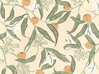 Caselio Danae DAE103611077 - Groen / Beige Behang