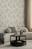Noordwand Hohenberger Line &amp; Leaf 65796 Wit