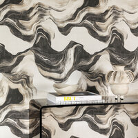 Dutch Wallcoverings Structured Walls A85101 Zwart