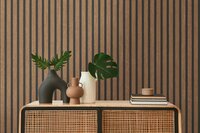 A.S Creation 39109-8 Houten Latten Bruin